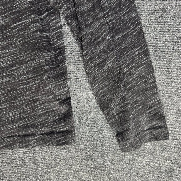 Banana Repubilc Shirt Mens Medium Gray Black Moisture Wicking Pullover Long Slee - Picture 2 of 7